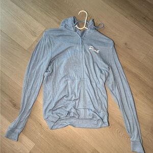 PINK Victoria's Secret Light Blue Hoodie